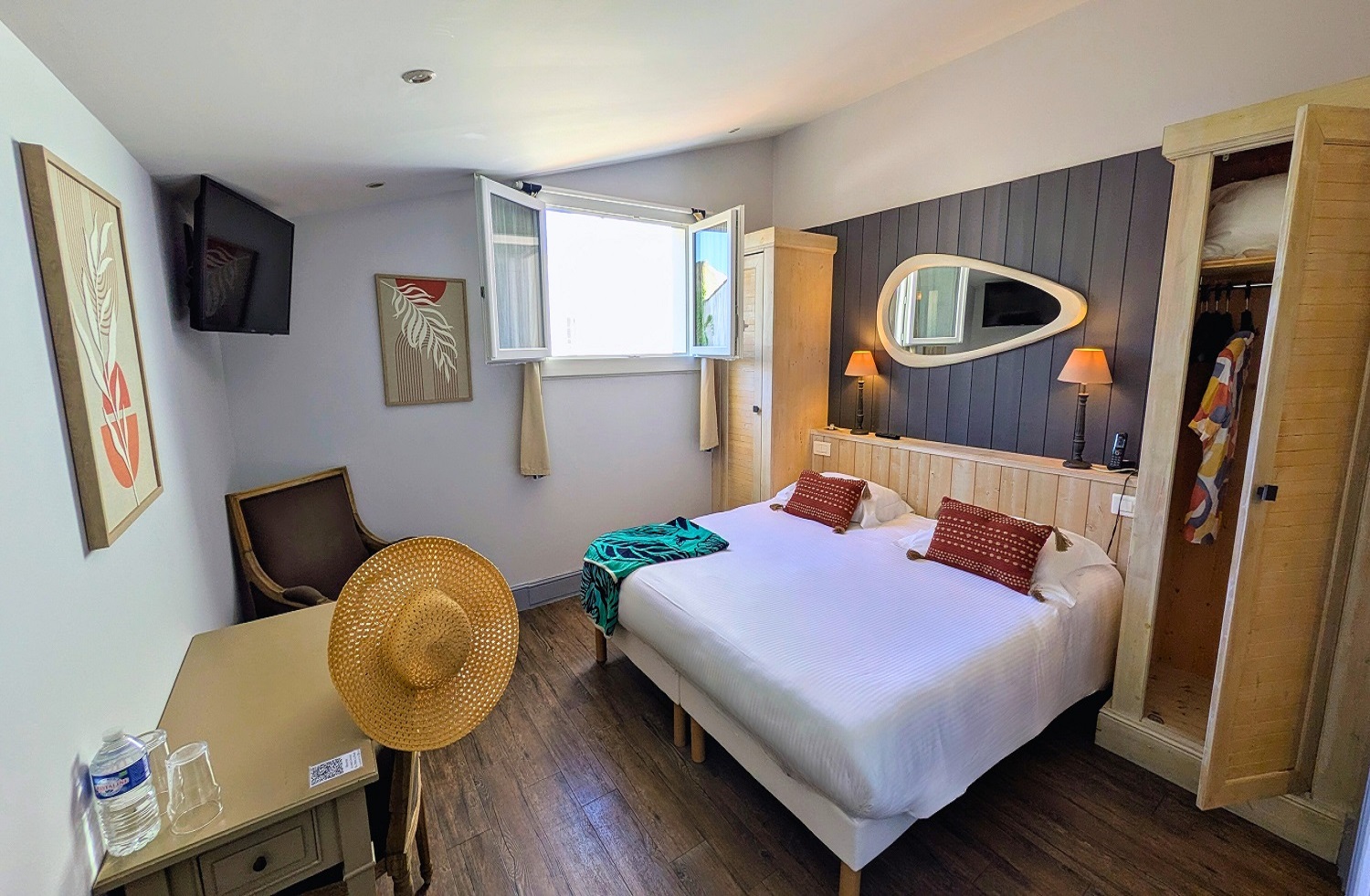 Hotel de La Marée - Hotel de charme 3 étoiles - Ile de Ré - Chambre standard sur l'Ile de Re
