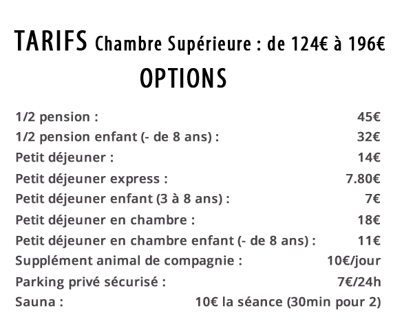 Tarifs-Chambre-Supérieure
