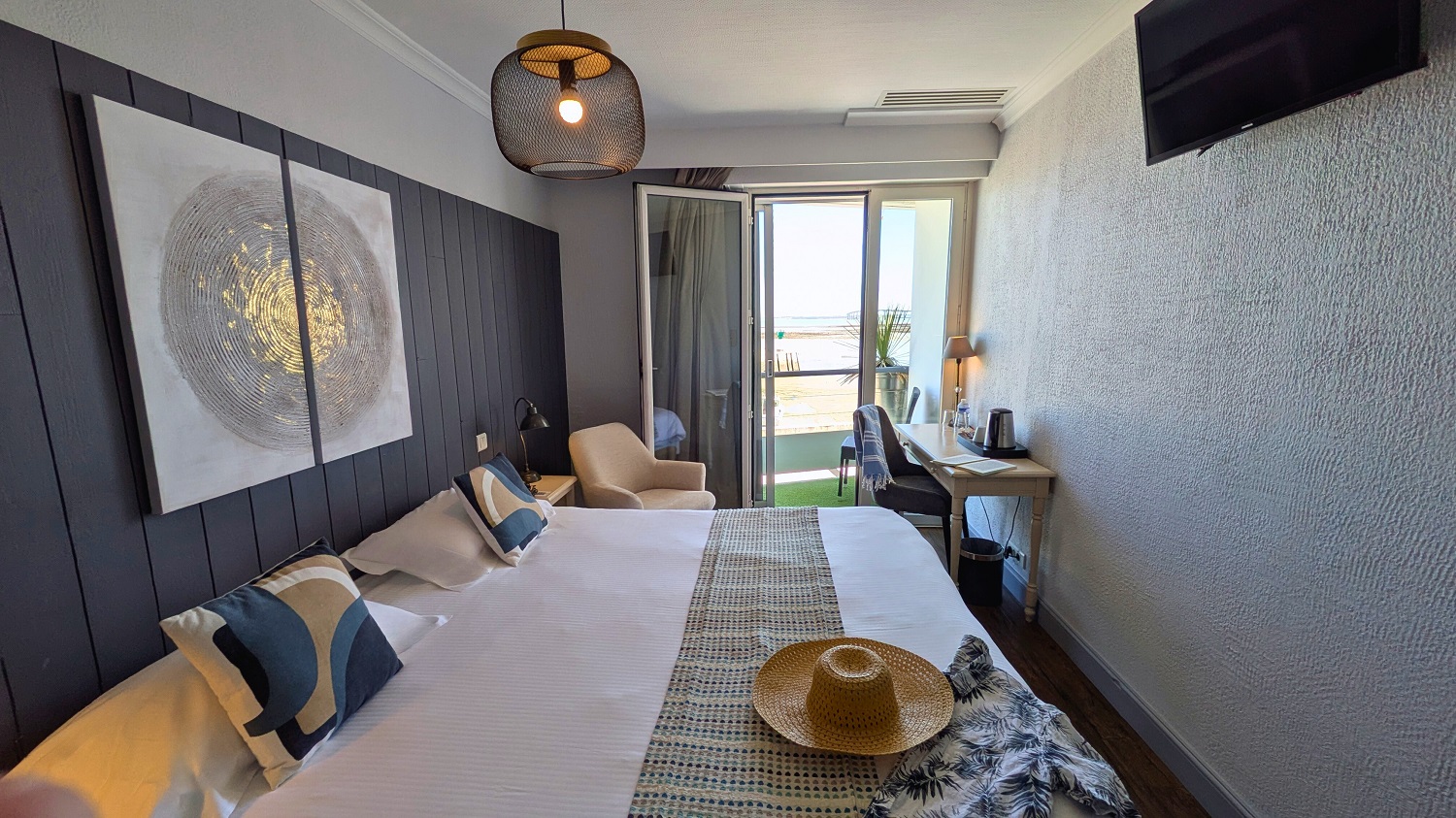 Chambre superieure - Vue ocean et balcon - Hotel de La Maree - Ile de Re